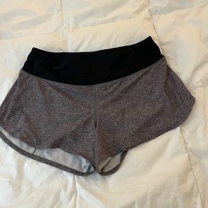 Lululemon speed up short mid rise 4” (tall) size 10